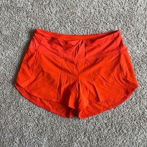 Lululemon Speed Up 4” High Rise shorts